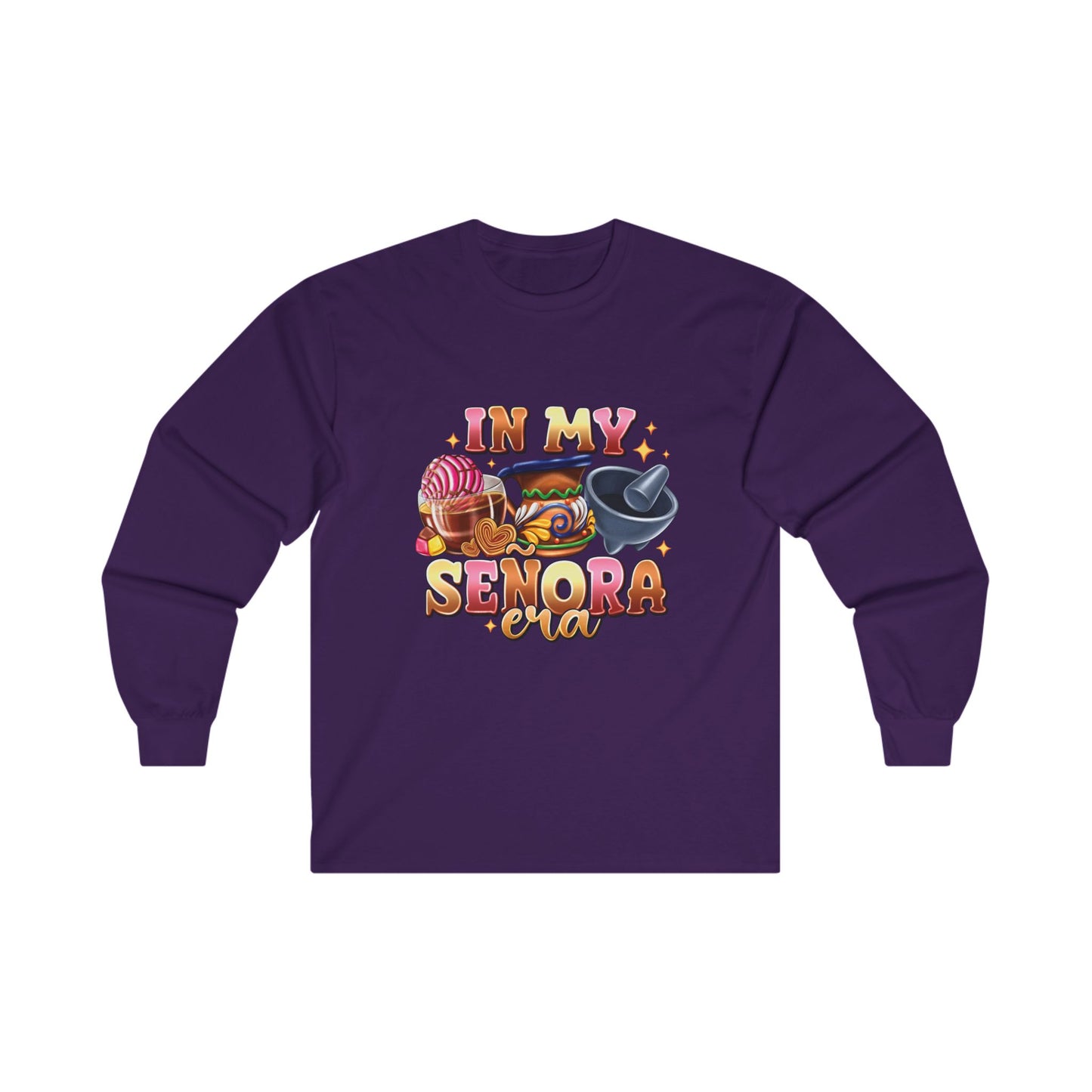 In My Senora Era Long Sleeve Tee - Fun & Colorful Unisex Shirt for Celebrations