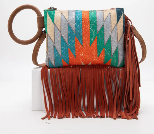 Aztec Wristlet